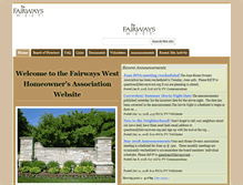 Tablet Screenshot of fairwayswest.org